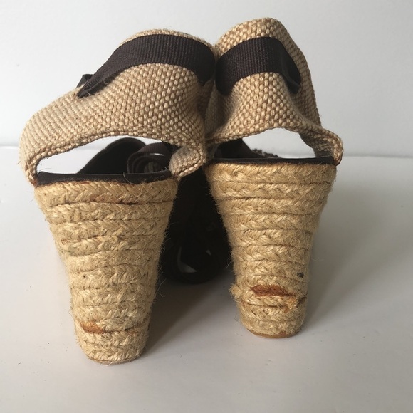 MONTEGO Bay Club Espadrilles Wedge Sandals Size 7.5 - Picture 5 of 8